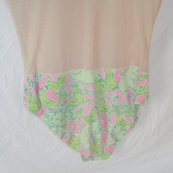 Rare Vintage Lilly Pulitzer Fried Catfish Leopard Fish Swimsuit One-Piece - Picture 10 of 16